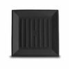 Square Universal Saucer - 14.5in Ext., 11.2in Int. - Caviar Black - Caviar Black,14.5" Ext. (11.2" Int.)