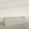 ProTone Fiberglass Premium Finish Extra Large Rectangle Planter - 72 in x 24 in x 24 in - StoneLight - Greystone - StoneLight - Greystone,72 in x 24 in x 24 in
