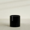 Rio Grande Medium Round Fiberglass Planter - 22 in x 22 in x 22 in - Gloss Black - Gloss Black,22 in x 22 in x 22 in