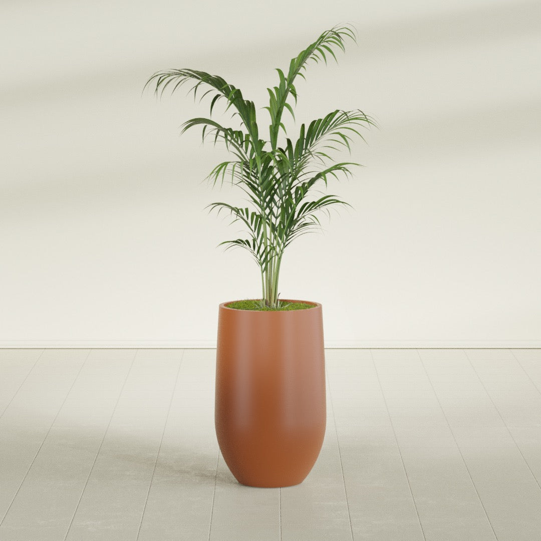 Westfield - 15in diam. x 24in - Matte Terracotta - Matte Terracotta,15 in diam. x 24 in H