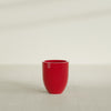 Valencia Small Round Fiberglass Planter - 15 in x 15 in x 18 in - Gloss Red - Gloss Red,15 in x 15 in x 18 in