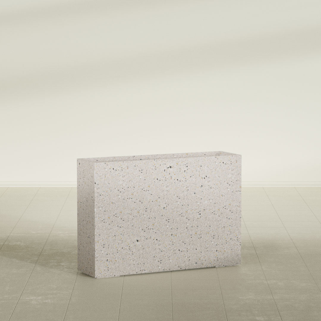 ProTone Fiberglass Premium Finish Extra Large Rectangle Planter - 60 in x 16 in x 42 in - StoneLight - Greystone - StoneLight - Greystone,60 in x 16 in x 42 in