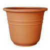 Curbside Bell Tower Round Plastic Planter - 40 in x 40 in x 29.3 in - Terracotta - Terracotta,40 in x 40 in x 29.3 in