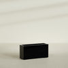 Hollywood Large Narrow Rectangle Fiberglass Planter - 36 in x 12 in x 24 in - Gloss Black - Gloss Black,36 in x 12 in x 24 in