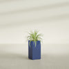 Hollywood Medium Rectangle Fiberglass Planter - 12 in x 12 in x 24 in - Matte Cobalt Blue - Matte Cobalt Blue,12 in x 12 in x 24 in