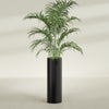 Corry Large Tall Cylinder Fiberglass Planter - 12 in x 12 in x 36 in - Matte Black - Matte Black,30 in x 30 in x 32 in