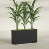 Potsdam Extra Large Long Rectangle Fiberglass Planter - 60 in x 16 in x 32 in - Matte Black - Matte Black,60 in x 16 in x 32 in