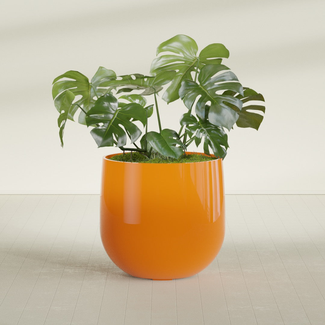 Westfield - 34in diam. x 32in - Gloss Tangerine - Gloss Tangerine,34 in diam. x 32 in H