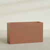 Darwin Extra Large Long Rectangle Fiberglass Planter - 72 in x 24 in x 42 in - Matte Terracotta - Matte Terracotta,72 in x 24 in x 42 in