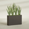 Delray Extra Large Long Rectangle Fiberglass Planter - 48 in x 12 in x 32 in - Matte Brown - Matte Brown,48 in x 12 in x 32 in