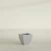 Lima Small Tapered Square Fiberglass Planter - 12 in x 12 in x 12 in - Metallic Silver - Metallic Silver,12 in x 12 in x 12 in
