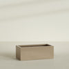 Torino Extra Large Wide Rectangle Fiberglass Planter - 48 in x 24 in x 18 in - Metallic Gold - Metallic Gold,48 in x 24 in x 18 in