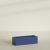 Reade Small Tabletop Rectangle Fiberglass Planter - 14 in x 5 in x 4.3 in - Matte Cobalt Blue - Matte Cobalt Blue,14 in x 5 in x 4.3 in