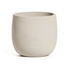 COSAPOTS Mondo Round Fiberglass Planter – Lightweight Indoor/Outdoor Plant Pot, Frost & Weather Resistant, Handmade Modern Decorative Planter – 8.5" X 8.5" X 7.7" – Sand Stone - Sand Stone,8.5 in diam. x 7.7 in