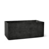 Semplito Rectangular Planter – Grey Stone Finish – Fiberglass Indoor/Outdoor and Weather-Resistant Large Planter (39.5" L x 19.75" W x 15.75" H Exterior, 39" L x 19.3" W Interior) - Grey Stone,39.3 in x 19.7 in x 15.7 in