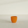 Wannsee Medium Round Fiberglass Planter - 22 in x 22 in x 19 in - Gloss Tangerine - Gloss Tangerine,22 in x 22 in x 19 in