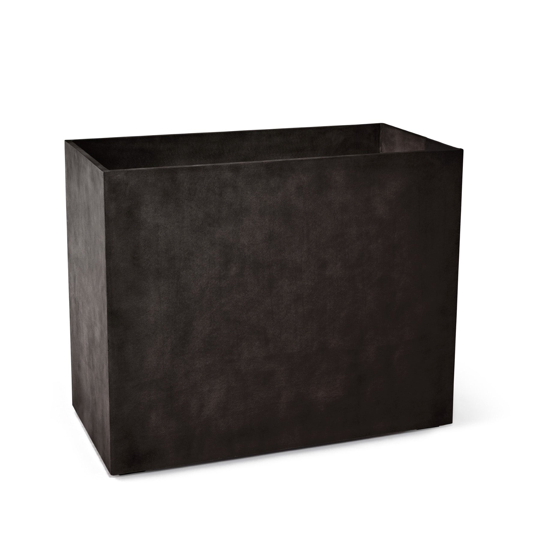 Semplito Modular Rectangle Planter - 39.5 in x 19.75 in x 31.5 in - Brown Stone - Brown Stone,39.3 in x 19.7 in x 31.5 in