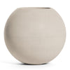 Orbo Globe Sphere Planter – Sand Stone Finish – Fiberglass Indoor/Outdoor and Weather-Resistant Round Planter (23.5" D x 21" H Exterior, 23.2" D x 20.5" H Interior) - Sand Stone,23.5 in x 23.5 in x 21 in - Sand Stone,23.5 in x 23.5 in x 21 in - Sand  - Sand Stone,23.6 in diam. x 21.1 in
