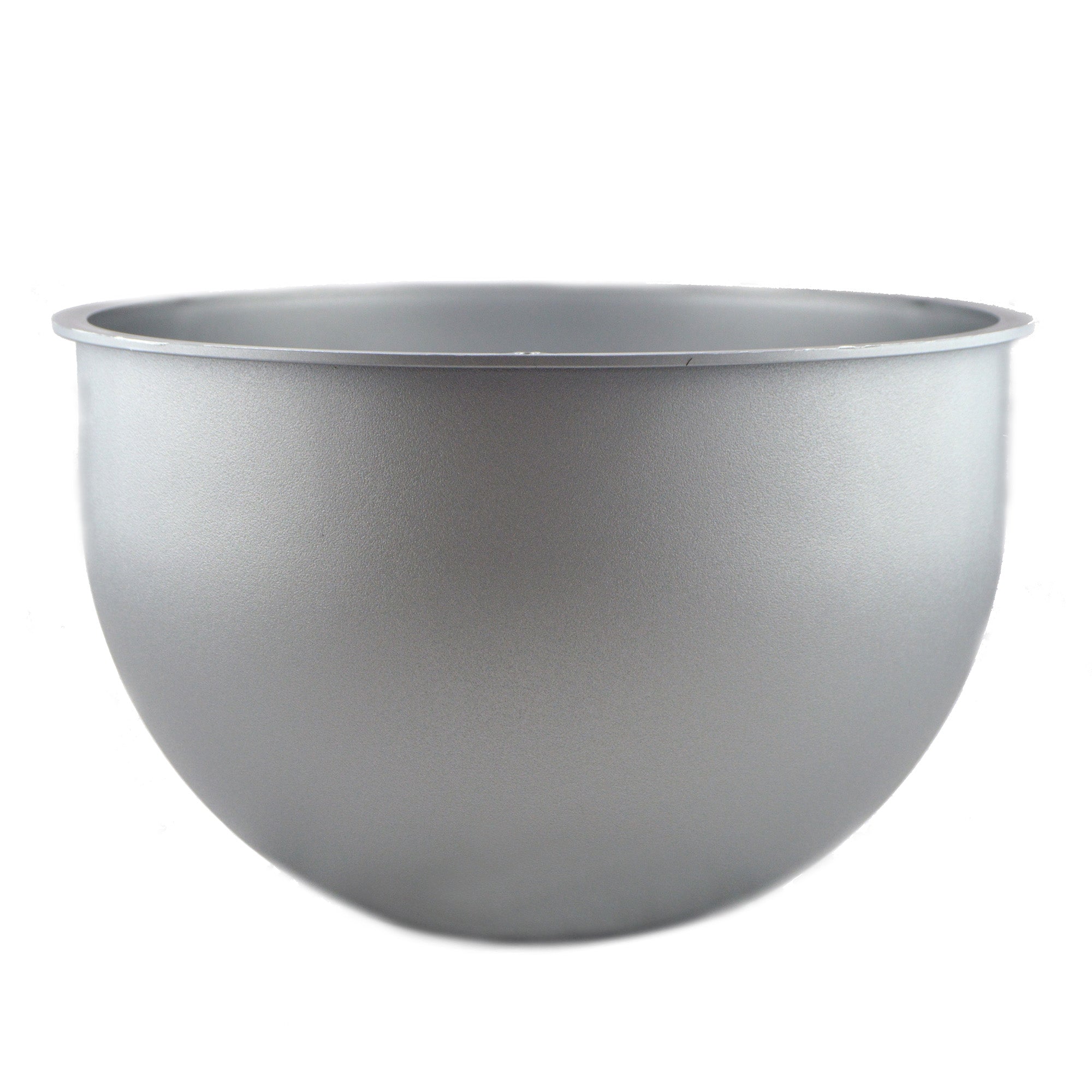 Clymer Small Hanging Bowl Plastic Planter - 10 in x 10 in x 6.5 in - Silver Metallic - Silver Metallic,10 in x 10 in x 6.5 in