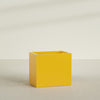 Brisbane Large Rectangle Fiberglass Planter - 36 in x 24 in x 32 in - Gloss Saffron - Gloss Saffron,36 in x 24 in x 32 in