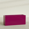 Brisbane Extra Large Long Rectangle Fiberglass Planter - 72 in x 24 in x 32 in - Gloss Eggplant - Gloss Eggplant,72 in x 24 in x 32 in