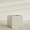 Montroy Extra Large Cube Square Fiberglass Planter - 60 in x 60 in x 60 in - Satin Beige - Satin Beige,60 in x 60 in x 60 in