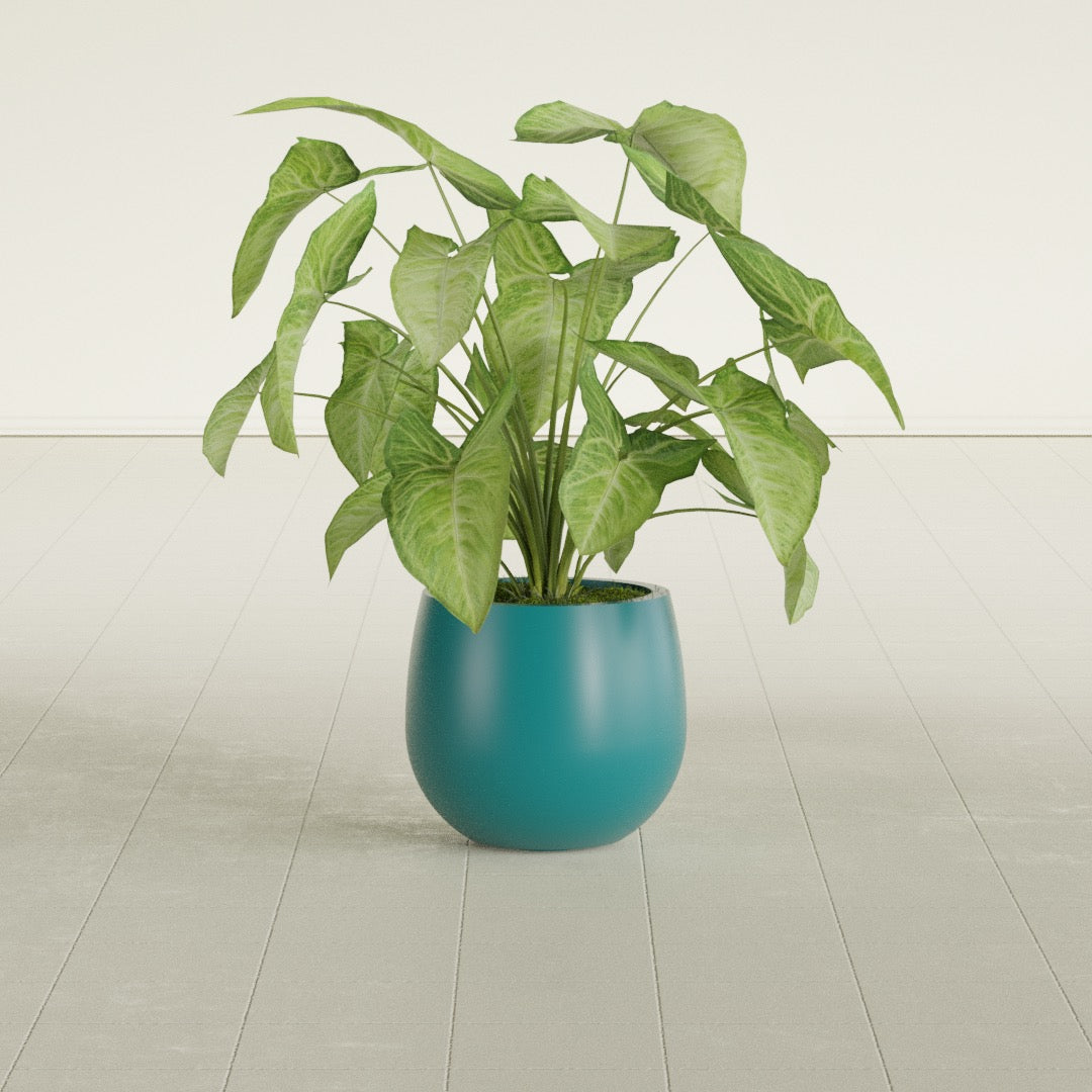 Westfield - 10in diam. x 9in - Satin Sea Foam - Satin Sea Foam,10 in diam. x 9 in H