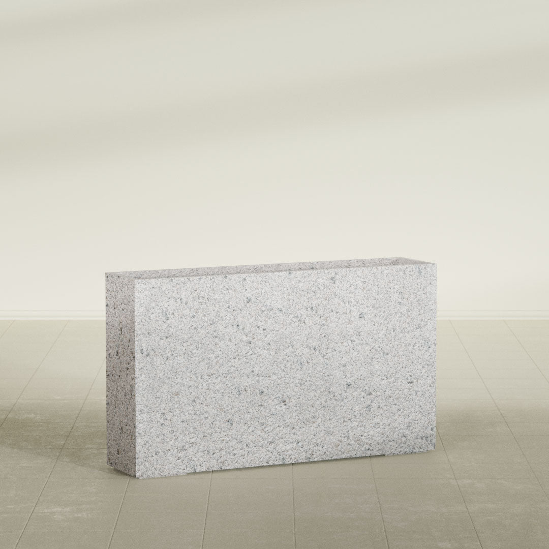 ProTone Fiberglass Premium Finish Extra Large Rectangle Planter - 72 in x 16 in x 42 in - StoneLight - Pearlstone - StoneLight - Pearlstone,72 in x 16 in x 42 in