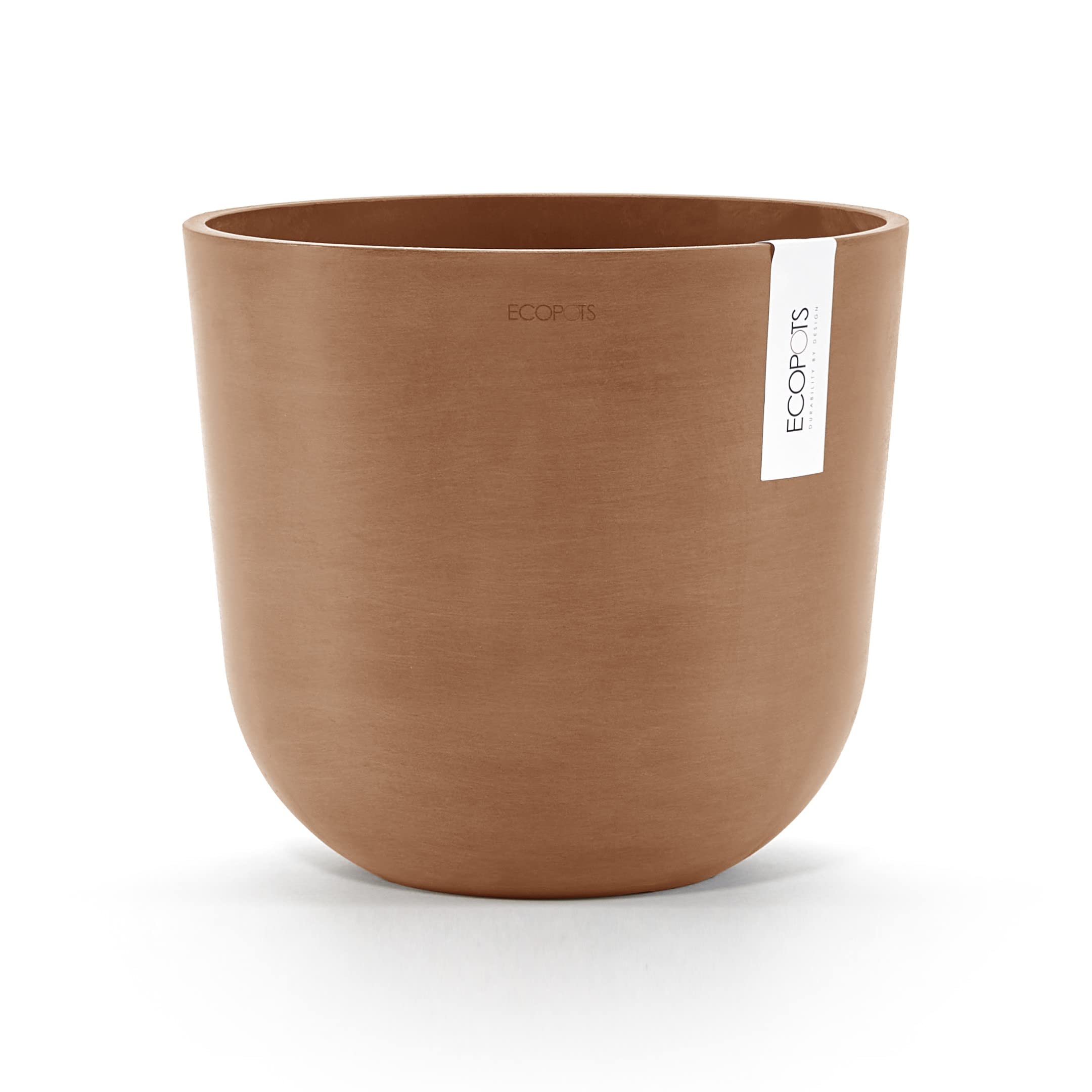 Oslo Small Round Planter - 9.8 in x 9.8 in x 8.5 in - Terracotta - Terracotta,9.75 in x 9.75 in x 8.5 in,Planter Only