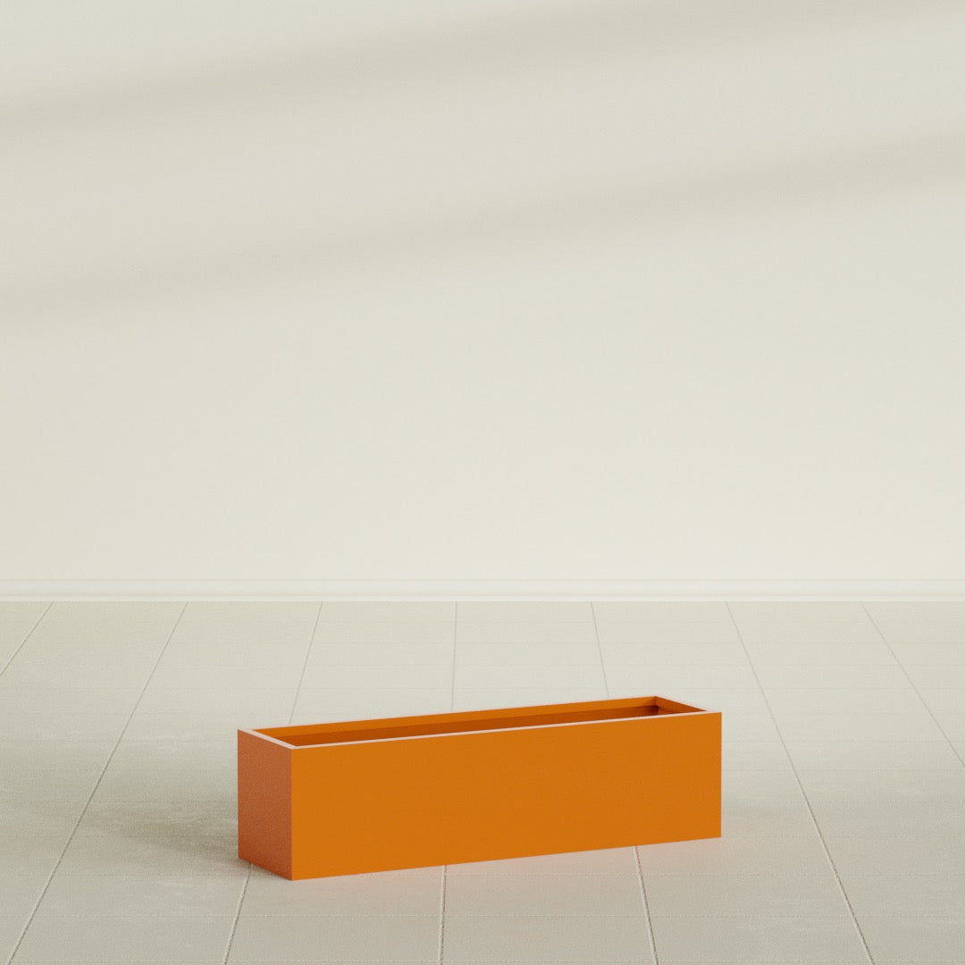Monaco Rectangle - 26in x 7in x 7 - Gloss Tangerine - Gloss Tangerine,26 in x 7 in x 7 in