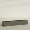 Cuba Extra Large Long Rectangle Fiberglass Planter - 72 in x 14 in x 12 in - Matte Bronze - Matte Bronze,72 in x 14 in x 12 in