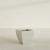 Lima Small Tapered Square Fiberglass Planter - 16 in x 16 in x 16 in - Satin Beige - Satin Beige,16 in x 16 in x 16 in