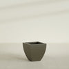 Lima Medium Tapered Square Fiberglass Planter - 20 in x 20 in x 20 in - Matte Bronze - Matte Bronze,20 in x 20 in x 20 in