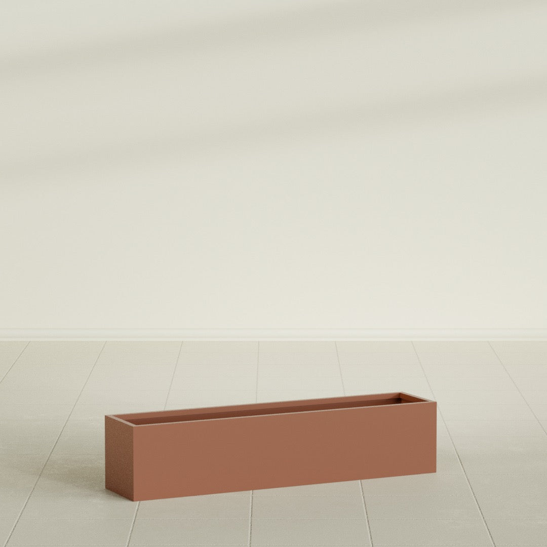 Monaco Rectangle - 32in x 7in x 7 - Matte Terracotta - Matte Terracotta,32 in x 7 in x 7 in