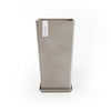 Rotterdam Medium Tall Square Planter - 12.25 in x 12.25 in x 22 in - Planter + Saucer - Taupe - Taupe,12.25 in x 12.25 in x 22 in,Planter + Saucer