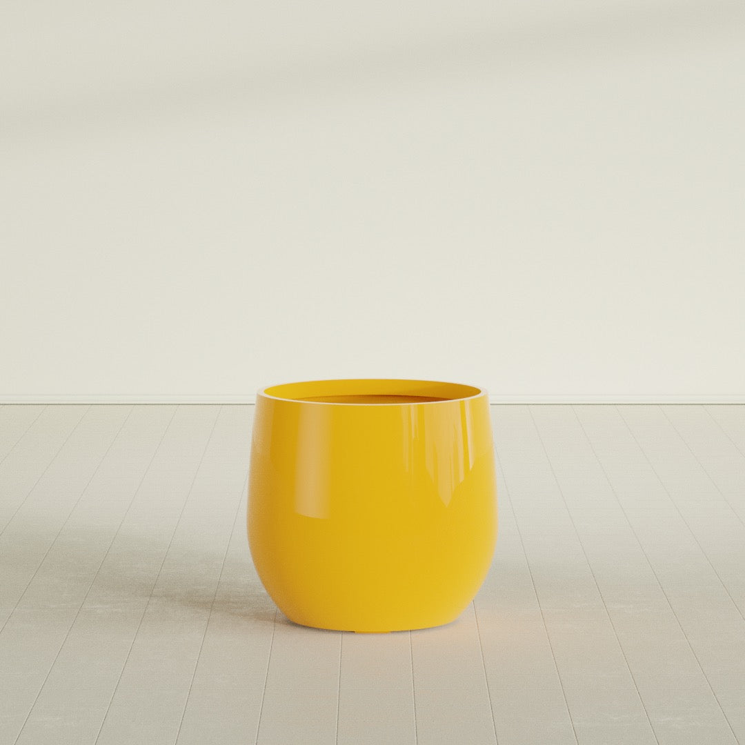 Westfield - 23in diam. x 21in - Gloss Saffron - Gloss Saffron,23 in diam. x 21 in H