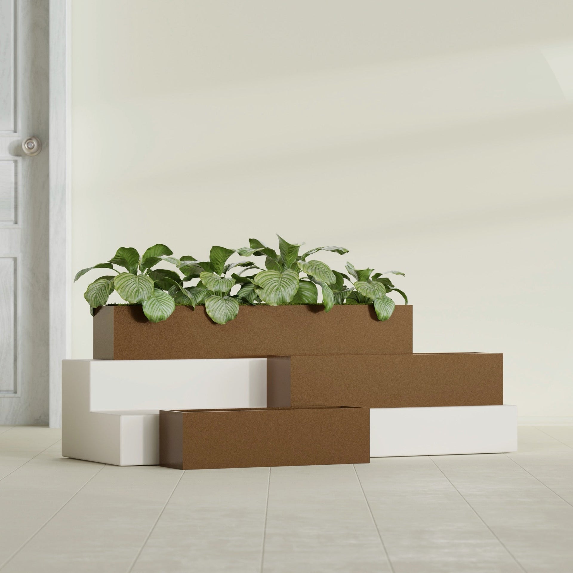 Monaco Rectangle - 44in x 7in x 7 - Metallic Bronze - Metallic Bronze,44 in x 7 in x 7 in