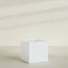 Montroy Extra Large Cube Square Fiberglass Planter - 48 in x 48 in x 48 in - Matte White - Matte White,48 in x 48 in x 48 in