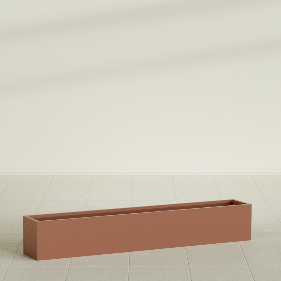 Monaco Rectangle - 44in x 7in x 7 - Matte Terracotta - Matte Terracotta,44 in x 7 in x 7 in