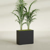 Potsdam Large Rectangle Fiberglass Planter - 36 in x 16 in x 32 in - Matte Black - Matte Black,36 in x 16 in x 32 in