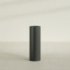 Corry Large Tall Cylinder Fiberglass Planter - 10 in x 10 in x 30 in - Matte Charcoal - Matte Charcoal,10 in x 10 in x 30 in