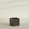 Montroy Large Cube Square Fiberglass Planter - 32 in x 32 in x 32 in - Matte Brown - Matte Brown,32 in x 32 in x 32 in