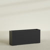 Potsdam Extra Large Long Rectangle Fiberglass Planter - 72 in x 16 in x 32 in - Matte Black - Matte Black,72 in x 16 in x 32 in