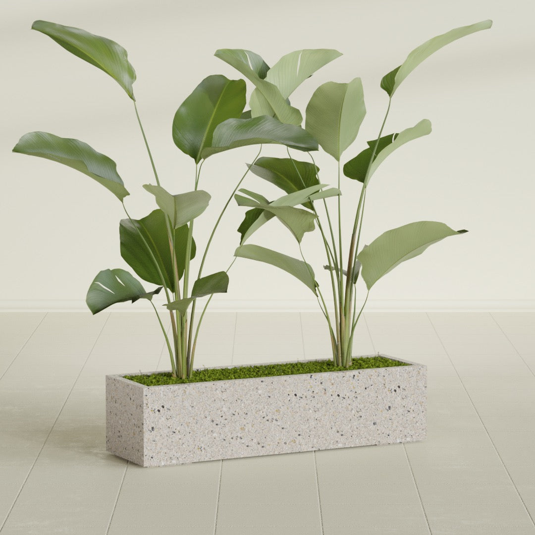 14"-Wide Rectangle - 48in x 14in x 12in - StoneLight - Pearlstone - StoneLight - Pearlstone,48 in x 14 in x 12 in