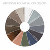 Round Universal Saucer - 15in OD, 11in ID - Mocha - Mocha,15" Ext. (11" Int.)
