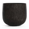 COSAPOTS Mondo Round Fiberglass Planter – Lightweight Indoor/Outdoor Plant Pot, Frost & Weather Resistant, Handmade Modern Decorative Planter – 10.8" X 10.8" X 9.6" – Brown Stone - Brown Stone,10.8 in diam. x 9.6 in