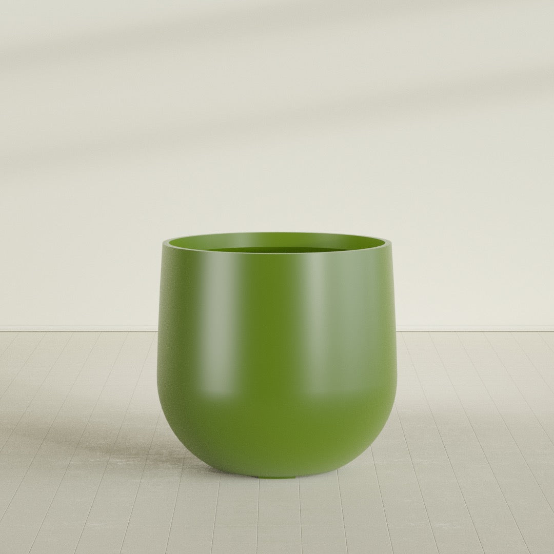 Westfield - 15in diam. x 14in - Satin Green - Satin Green,38 in diam. x 36 in H