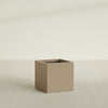 Montroy Medium Cube Square Fiberglass Planter - 28 in x 28 in x 28 in - Metallic Gold - Metallic Gold,28 in x 28 in x 28 in