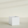 Montroy Large Cube Square Fiberglass Planter - 36 in x 36 in x 36 in - Gloss White - Gloss White,36 in x 36 in x 36 in