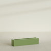 Salon Large Tall Rectangle Fiberglass Planter - 36 in x 8 in x 8 in - Satin Green - Satin Green,36 in x 8 in x 8 in